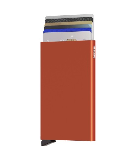 PORTE CARTES CARDPROTECTOR ORANGE SECRID