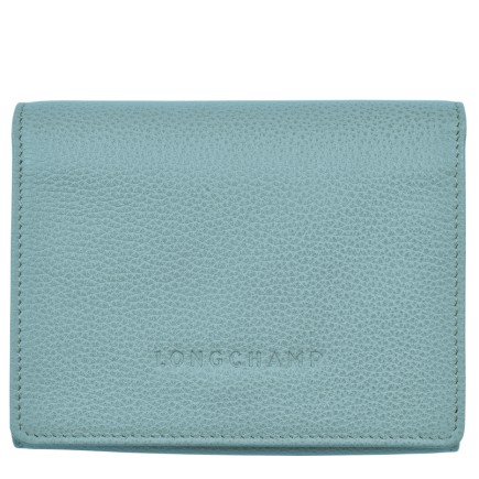 LONGCHAMP LE FOULONNÉ PORTEFEUILLE COMPACT EUCALYPTUS