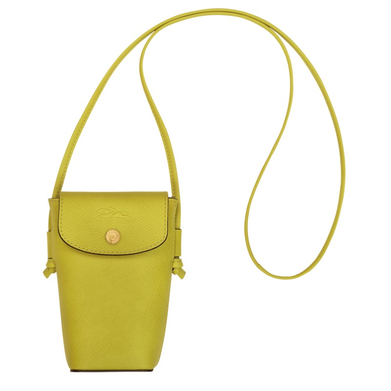 LONGCHAMP ÉPURE POCHETTE TÉLÉPHONE AVEC CORDON KIWI LONGCHAMP ÉPURE POCHETTE TÉLÉPHONE AVEC CORDON KIWI