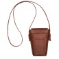 LONGCHAMP ÉPURE POCHETTE TÉLÉPHONE AVEC CORDON BRUN LONGCHAMP ÉPURE POCHETTE TÉLÉPHONE AVEC CORDON BRUN