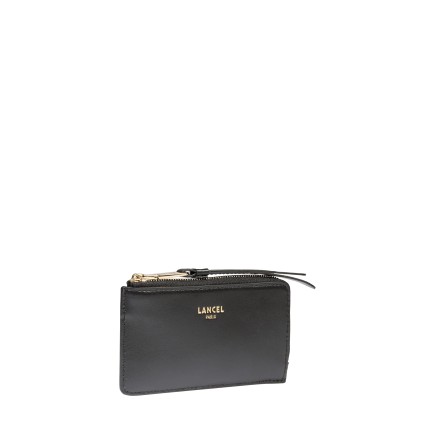 PORTE CARTES ZIPPÉ ORIGAMI DE LANCEL NOIR