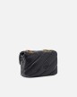 SAC PORTÉ ÉPAULE MINI CLASSIC LOVE BAG PUFF MAXI QUILT NOIR/DORÉ PINKO