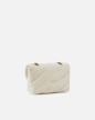 SAC PORTÉ ÉPAULE MINI CLASSIC LOVE BAG PUFF MAXI QUILT BLANC/DORÉ PINKO