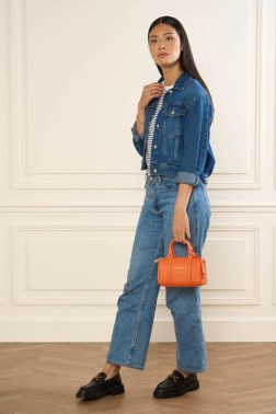 PETIT SAC POLOCHON MILANO ANA ORANGE LANCASTER