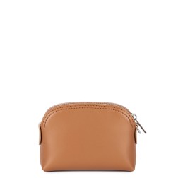 PORTE MONNAIE SMOOTH CAMEL/NUDE FONCÉ LANCASTER