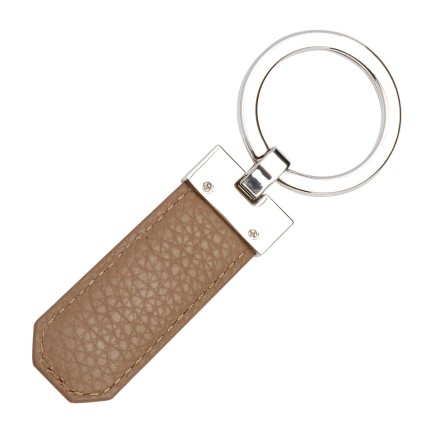 PORTE-CLÉS CLASSIC GRAINED CAMEL BOSS