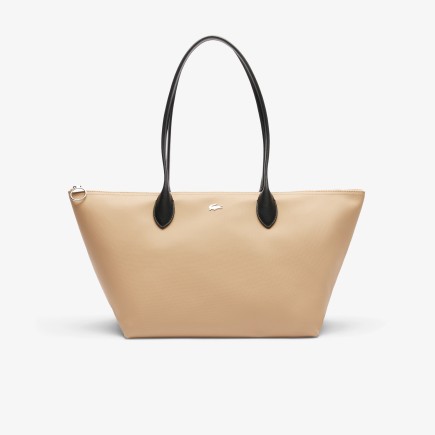 SAC CABAS ATHÉNA ÉCO SAND NOIR LACOSTE