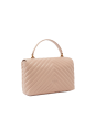 SAC PORTÉ MAIN CLASSIC LADY LOVE BAG PUFF CHEVRON NUDE/DORÉ PINKO