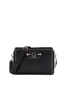 MINI SAC À BANDOULIÈRE NASTRA NOIR GUESS