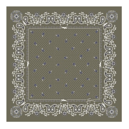 CARRÉ DE SOIE 50CM FRENCH BANDANA LONGCHAMP ARTICHAUT