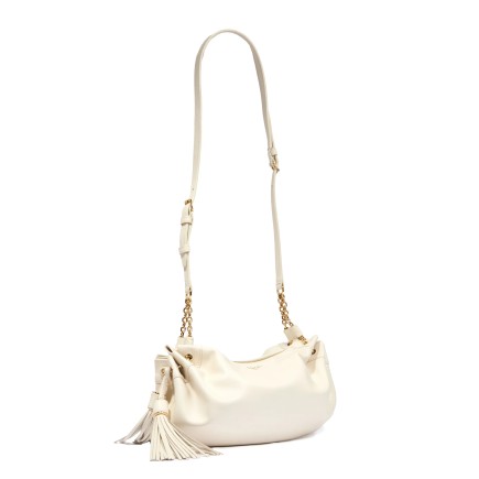 SAC PORTÉ CROISÉ ZIPPÉ S MABELLE DE LANCEL NEIGE