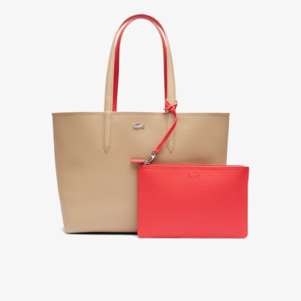 SAC SHOPPING ANNA RÉVERSIBLE VIENNOIS GRENADINE LACOSTE