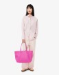 SAC CABAS ZIPPÉ ANNA MALVA NOIR LACOSTE