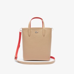 SAC CABAS VERTICAL RÉVERSIBLE VIENNOIS GRENADINE LACOSTE