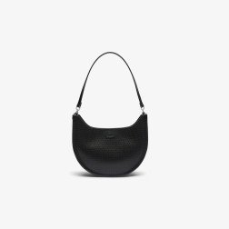 SAC LUNE CHANTACO EN CUIR NOIR LACOSTE