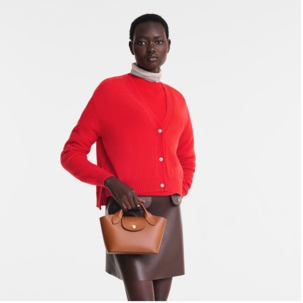 LONGCHAMP ÉPURE TIMELESS SAC CABAS XS COGNAC