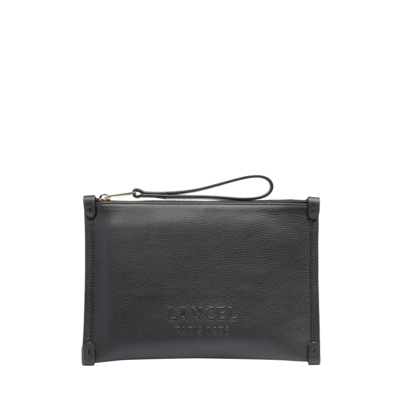 POCHETTE ZIPPÉ S AVEC DRAGONNE JOUR DE LANCEL NOIR POCHETTE ZIPPÉ S AVEC DRAGONNE JOUR DE LANCEL NOIR