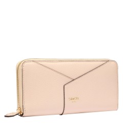 PORTEFEUILLE ZIPPÉ ENVELOPPE DE LANCEL CAPPUCCINO