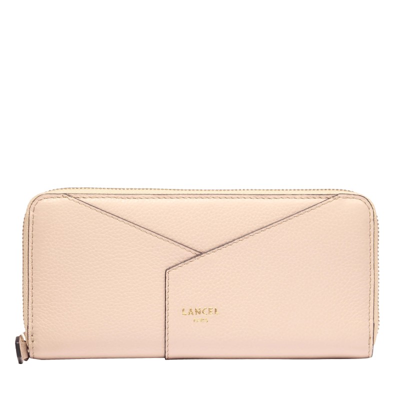 PORTEFEUILLE ZIPPÉ ENVELOPPE DE LANCEL CAPPUCCINO PORTEFEUILLE ZIPPÉ ENVELOPPE DE LANCEL CAPPUCCINO