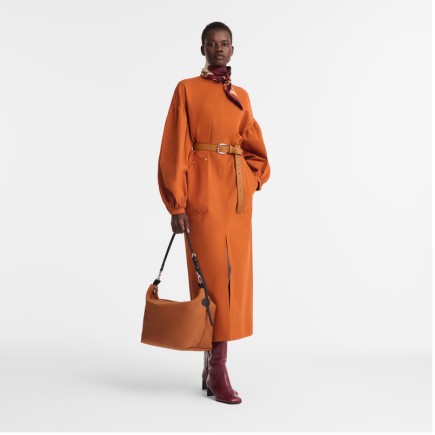 LONGCHAMP LE SLOUCHY SAC PORTÉ ÉPAULE M COGNAC