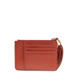 PORTE CARTES ZIPPÉ PREMIER FLIRT BRIQUE LANCEL