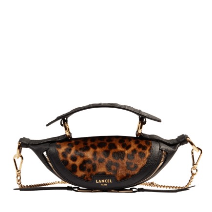 MINI SAC PORTÉ CROISÉ ORIGAMI DE LANCEL MULTICO NOIR