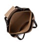 SAC CABAS ÉPAULE IDA DOUBLE NOIR IN NUDE LANCASTER