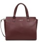 SAC À MAIN SMOOTH BORDEAUX LANCASTER