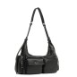 SAC BESACE CARAMELLA NOIR LANCASTER SAC BESACE CARAMELLA NOIR LANCASTER
