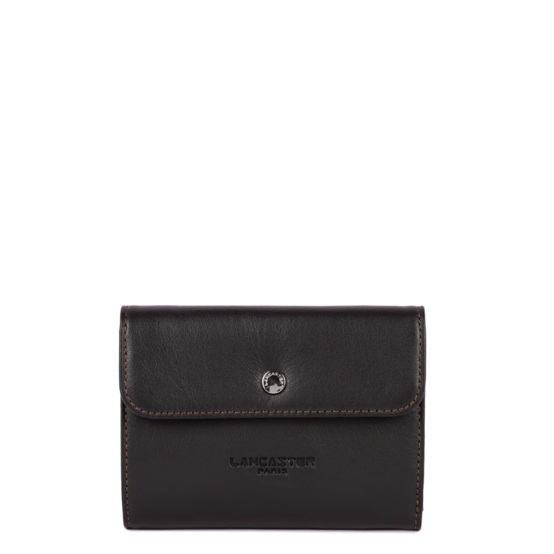 PORTEFEUILLE SOFT PM MARRON LANCASTER PORTEFEUILLE SOFT PM MARRON LANCASTER