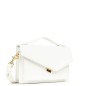 SAC TROTTEUR BLANC LANCASTER X ZOÉ EN CUIR DE VACHETTE RECYCLÉ