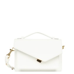 SAC TROTTEUR BLANC LANCASTER X ZOÉ EN CUIR DE VACHETTE RECYCLÉ