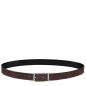 LONGCHAMP DELTA BOX CEINTURE HOMME NOIR/MOKA