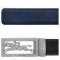 LONGCHAMP DELTA BOX CEINTURE HOMME NOIR/MARINE