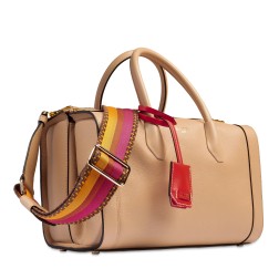 SAC BOWLING M BCBG DE LANCEL CAPPUCINO