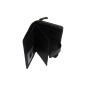PORTEFEUILLE EN CUIR NOIR CHARLOTTE THE CHESTERFIELD BRAND