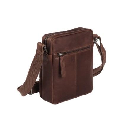 SAC BANDOULIÈRE EN CUIR MARRON BIRMINGHAM THE CHESTERFIELD BRAND