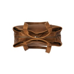 SAC BANDOULIÈRE EN CUIR COGNAC GAIL THE CHESTERFIELD BRAND