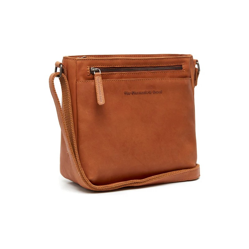 SAC BANDOULIÈRE EN CUIR COGNAC MUMBAI THE CHESTERFIELD BRAND SAC BANDOULIÈRE EN CUIR COGNAC MUMBAI THE CHESTERFIELD BRAND