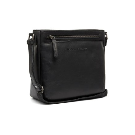 SAC BANDOULIÈRE EN CUIR NOIR MUMBAI THE CHESTERFIELD BRAND