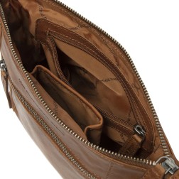 SAC BANDOULIÈRE EN CUIR COGNAC FARO THE CHESTERFIELD BRAND