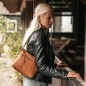 SAC BANDOULIÈRE EN CUIR COGNAC FARO THE CHESTERFIELD BRAND SAC BANDOULIÈRE EN CUIR COGNAC FARO THE CHESTERFIELD BRAND