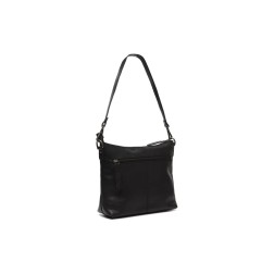 SAC BANDOULIÈRE EN CUIR NOIR FARO THE CHESTERFIELD BRAND