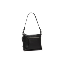 SAC BANDOULIÈRE EN CUIR NOIR FARO THE CHESTERFIELD BRAND