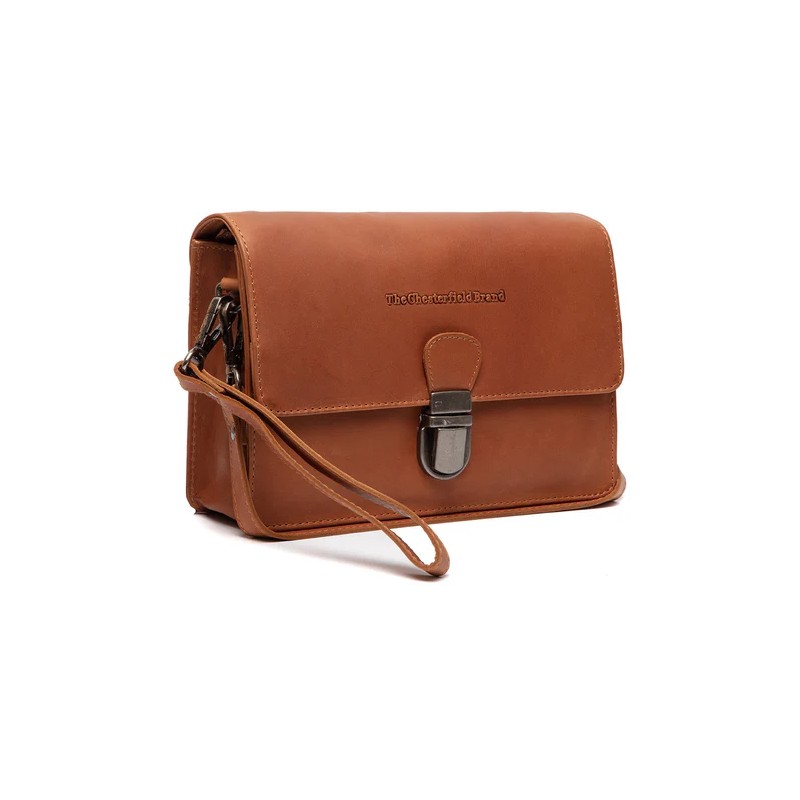 SAC BANDOULIÈRE EN CUIR COGNAC LUCCA THE CHESTERFIELD BRAND SAC BANDOULIÈRE EN CUIR COGNAC LUCCA THE CHESTERFIELD BRAND