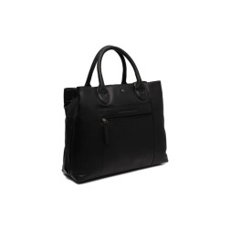SAC BANDOULIÈRE EN CUIR NOIR PASSAU THE CHESTERFIELD BRAND