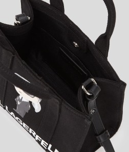 MINI CABAS CARRÉ RUE SAINT GUILLAUME NOIR KL