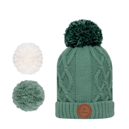 BONNET APPLETINI POLAIRE AQUA GREEN CABAÏA
