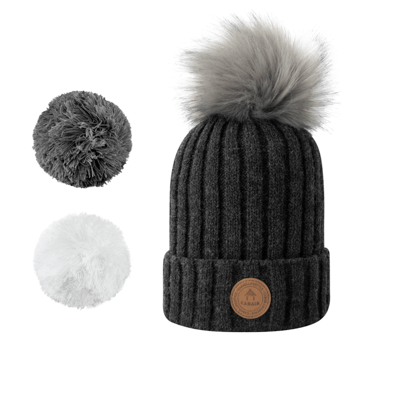 BONNET KIR ROYAL POLAIRE GRIS CABAÏA BONNET KIR ROYAL POLAIRE GRIS CABAÏA
