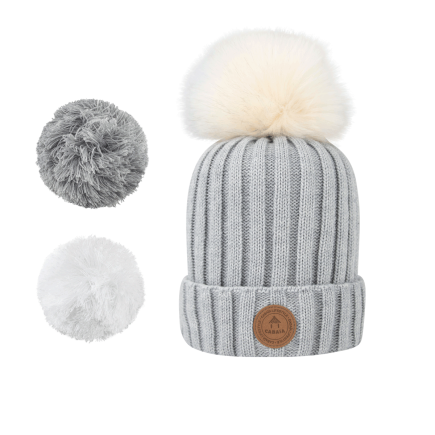 BONNET KIR ROYAL POLAIRE GRIS CLAIR CABAÏA